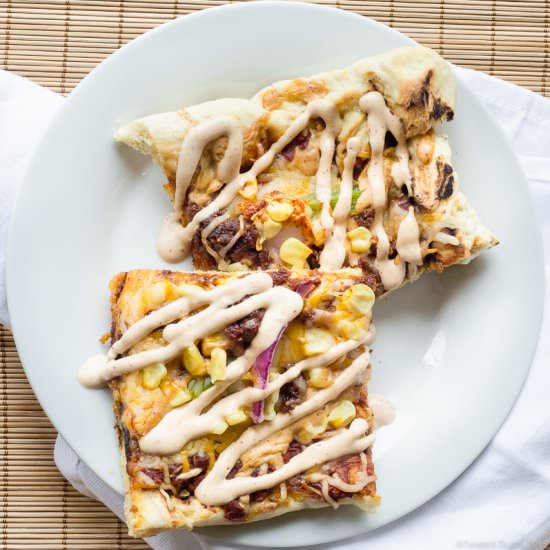 Grilled Mexican Chipotle Pizza