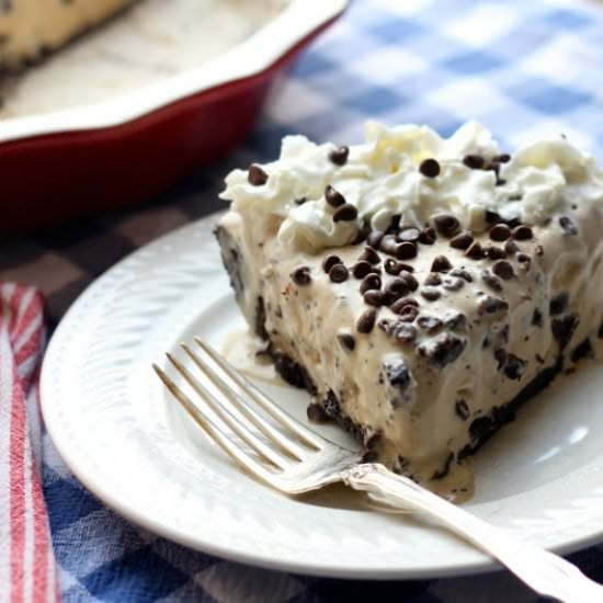 Chocolate Moca Ice Cream Pie