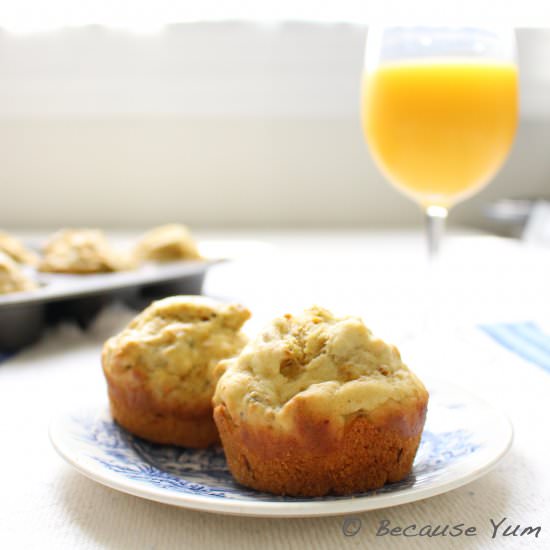 Pistachio Orange Cardamom Muffins