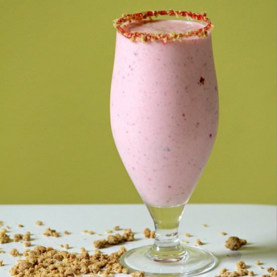 Strawberry Mint Milkshake