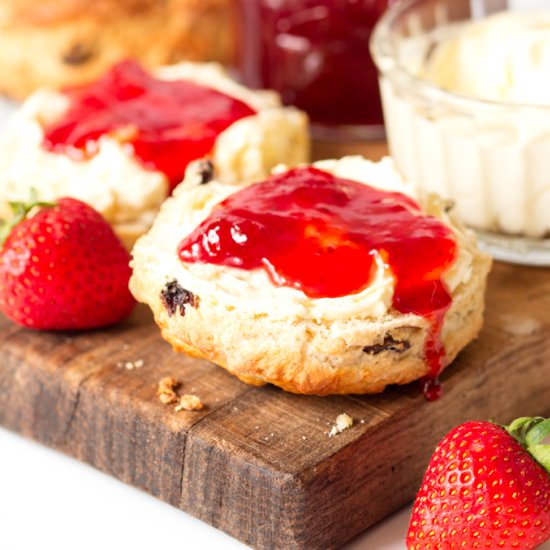 Light and fluffy buttermilk scones