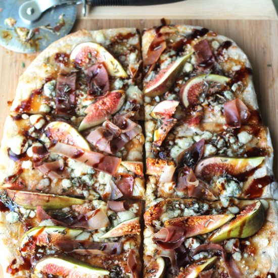 Grilled Fig & Proscuitto Flatbread