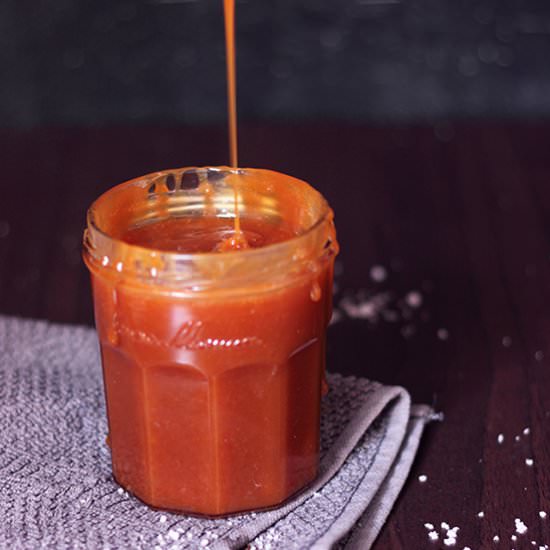 Salted caramel sauce