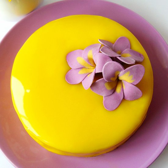 Lemon Blackberry Entremet