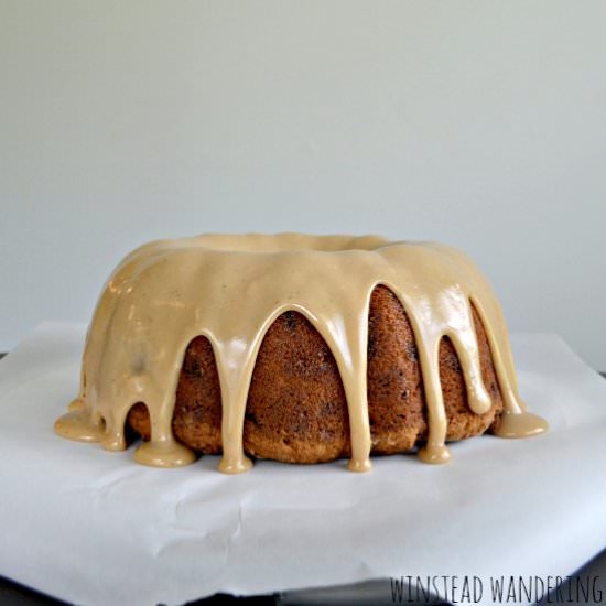 Brown Sugar Cake with Caramel Icing