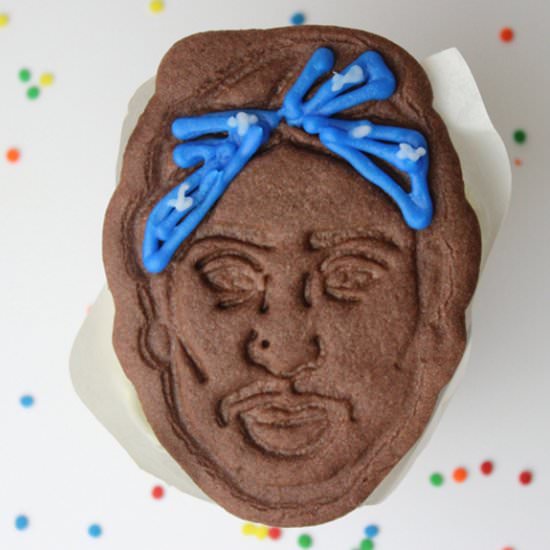 Tupac Birthday Cupcakes