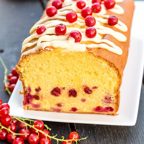 Cake with Chocolate and Red Currant