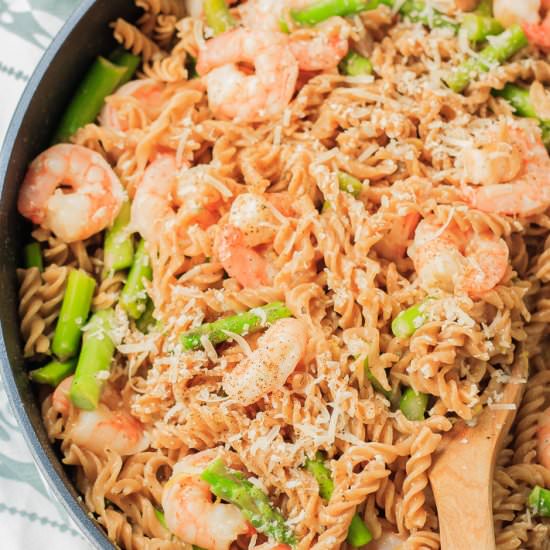 Lemon Shrimp One Pot Pasta