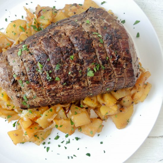 Roasted Beef and Potatoes