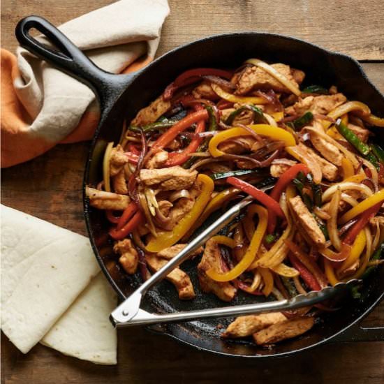 Poblano Chicken Fajitas