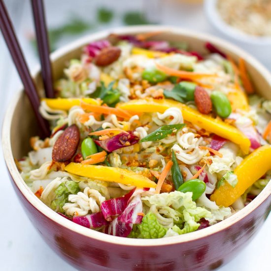 Crunchy Asian Ramen Noodle Salad