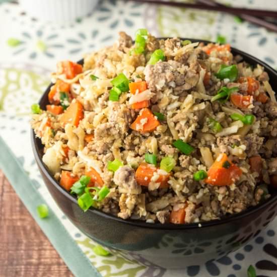 Cauliflower Pork Fried Rice