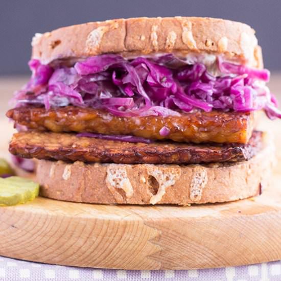 Grilled Tempeh Reuben