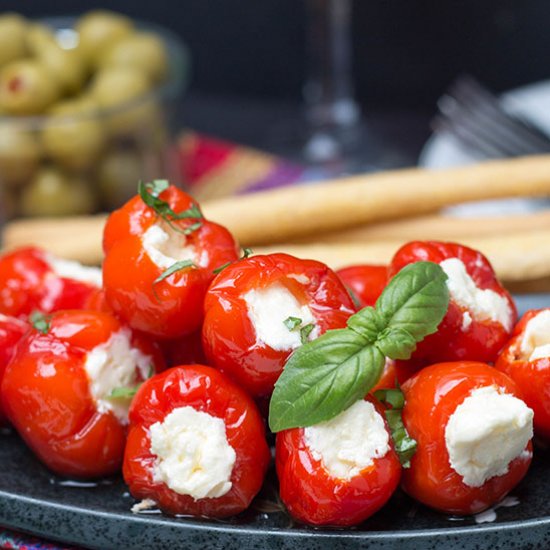 Cream Cheese Stuffed Peppadews