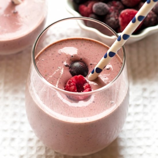 Triple Berry Power Smoothie