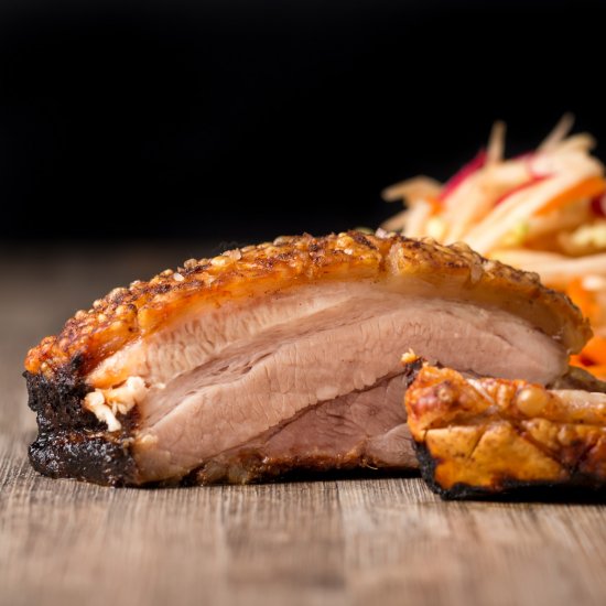 Blackened Chinese Pork Belly