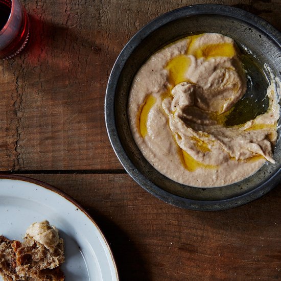 Swiss Chard Stalk Hummus