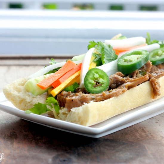 Lemongrass Seitan Banh Mi