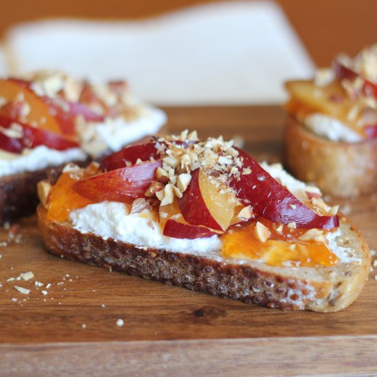 Ricotta & Plum Toast