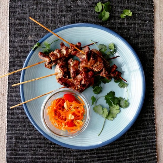 Thai Grilled Pork Skewers