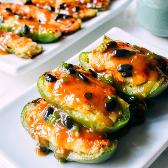 Chinese Stuffed Peppers Dim Sum