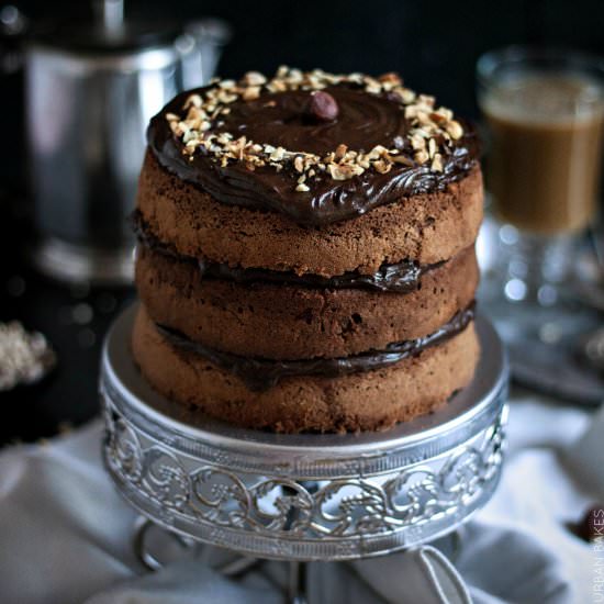 Hazelnut Chocolate Truffle Torte