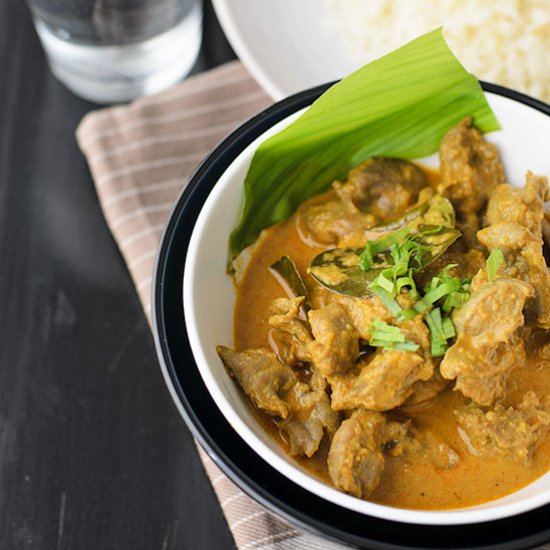 Chicken Giblets Curry