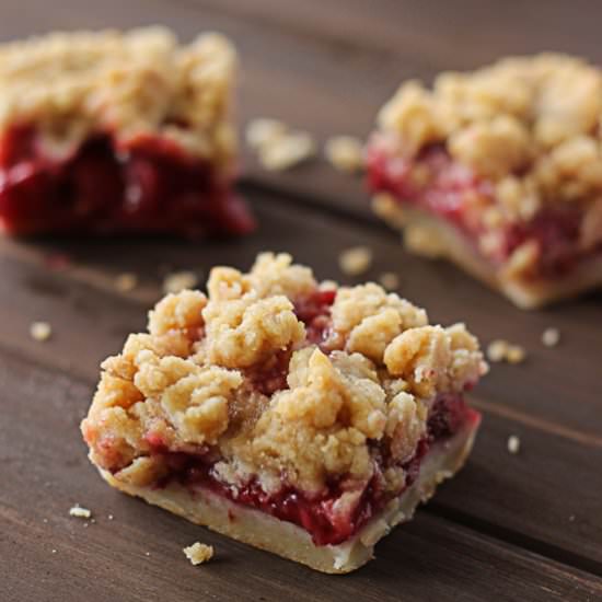 Strawberry Crumb Bars