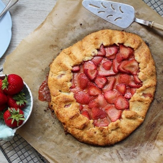 Strawberry Paleo Galette