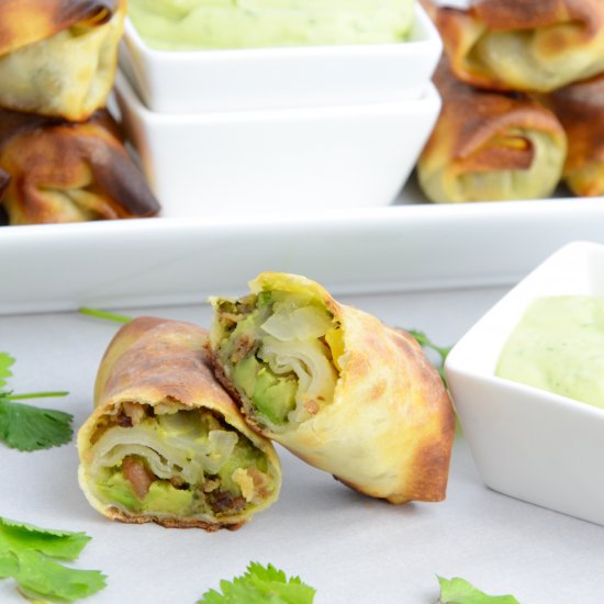 Avocado Egg Rolls