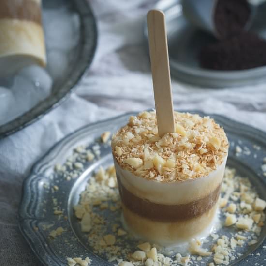 Coconut Coffee Cream Pops