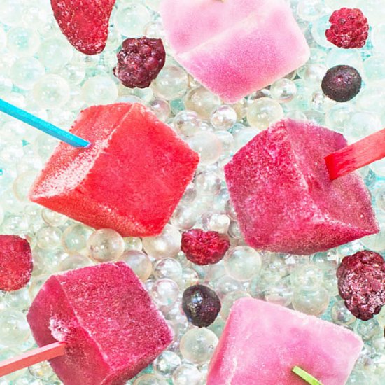 Dye-Free Fruity Ice Pops