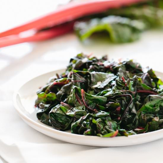 Garlic Sauteed Swiss Chard