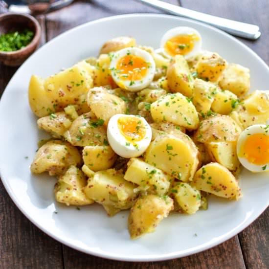 Potato Salad with Maple Mustard