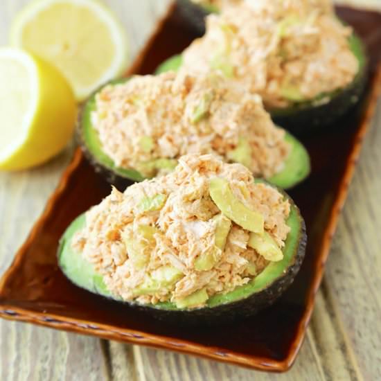 Cajun Chicken Stuffed Avocado