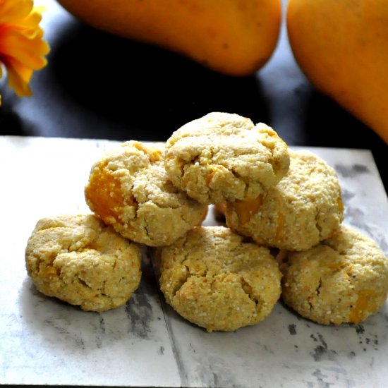 Oats, Millet, Mango Crinkle Cookie