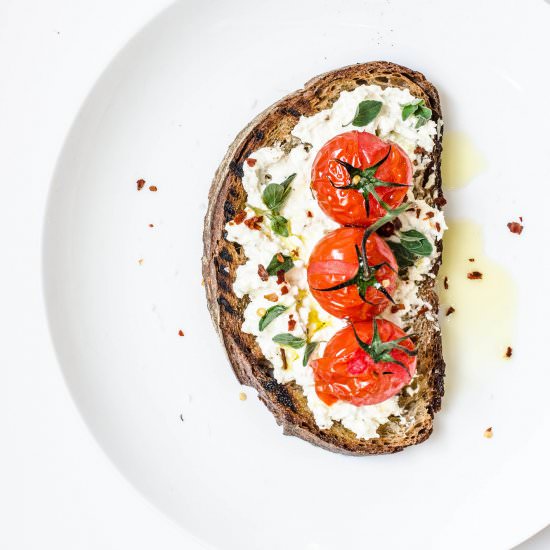 Whipped Feta Crostini