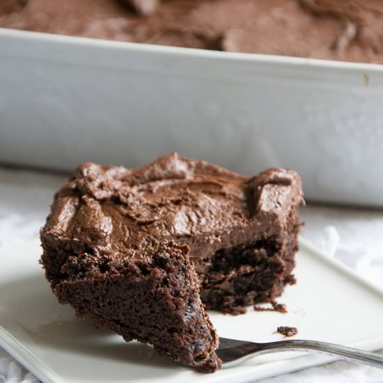 Best Brownie with Chocolate Frosting