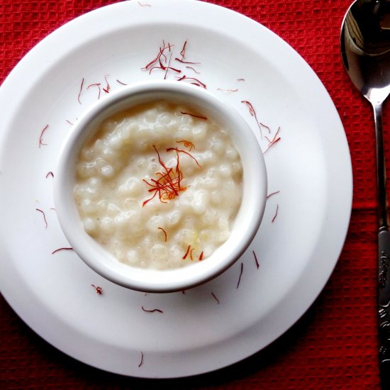 Sago Pudding/Sabudana Kheer