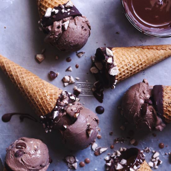 Chocolate Malt Ice Cream