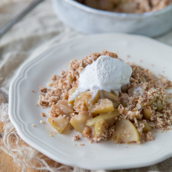 Vegan & GF Classic Apple Crumble