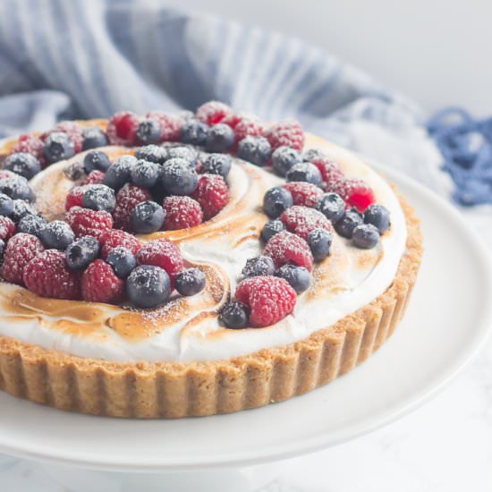 S’mores Berry Tart