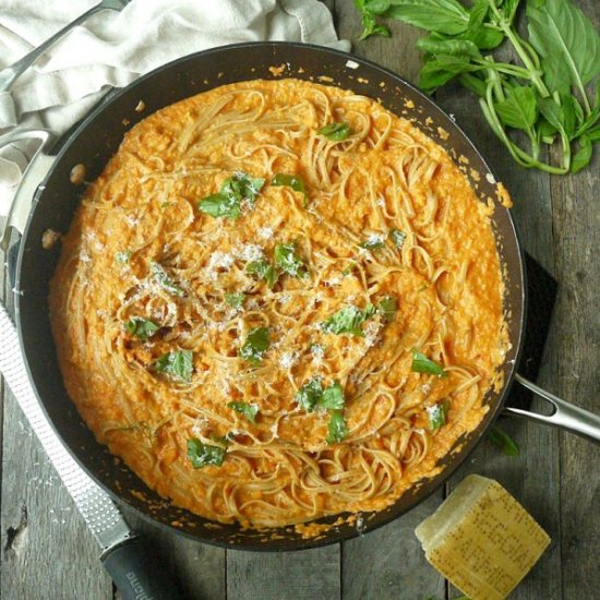 Roasted Red Pepper Pasta