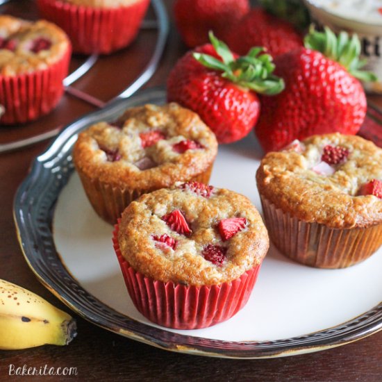 Strawberry Banana Muffins