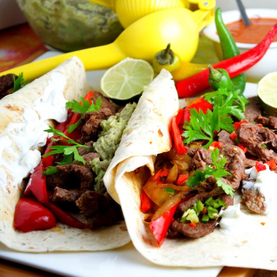 Steak Fajitas