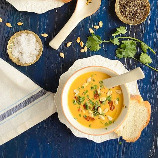 Curried Butternut Squash Soup