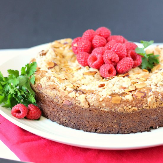 Raspberry Cream Cheese Coffee Cake