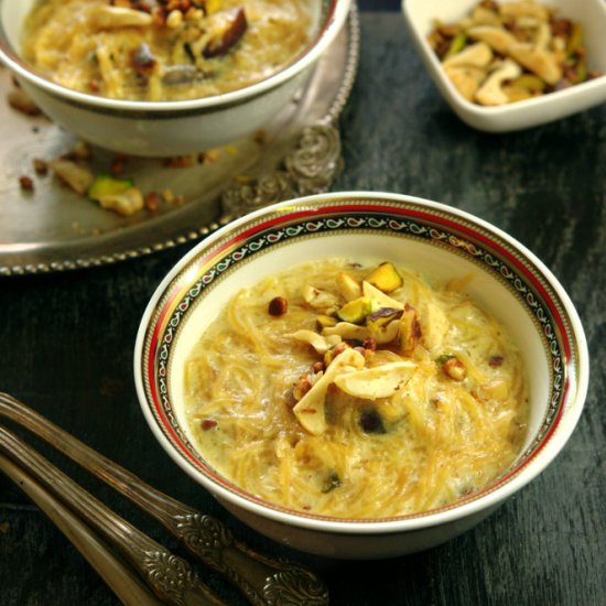 Sheer Khurma or Vermicelli Pudding