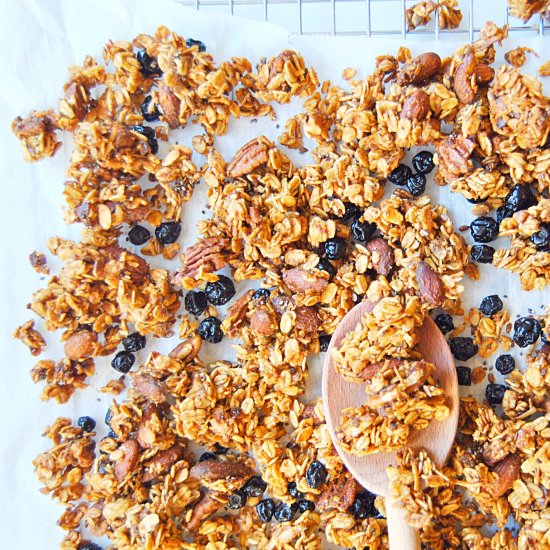 Maple Pecan & Blueberry Granola