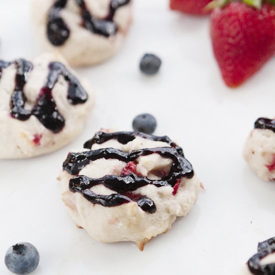 GF Vegan Cheesecake Cookies